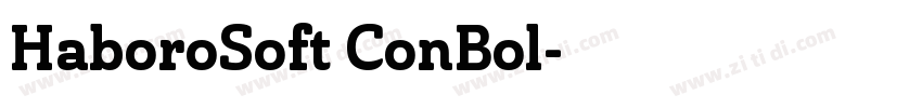 HaboroSoft ConBol字体转换 HaboroSoft ConBol字体转换